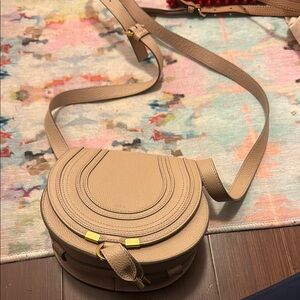 Chloe tan Marcie crossbody